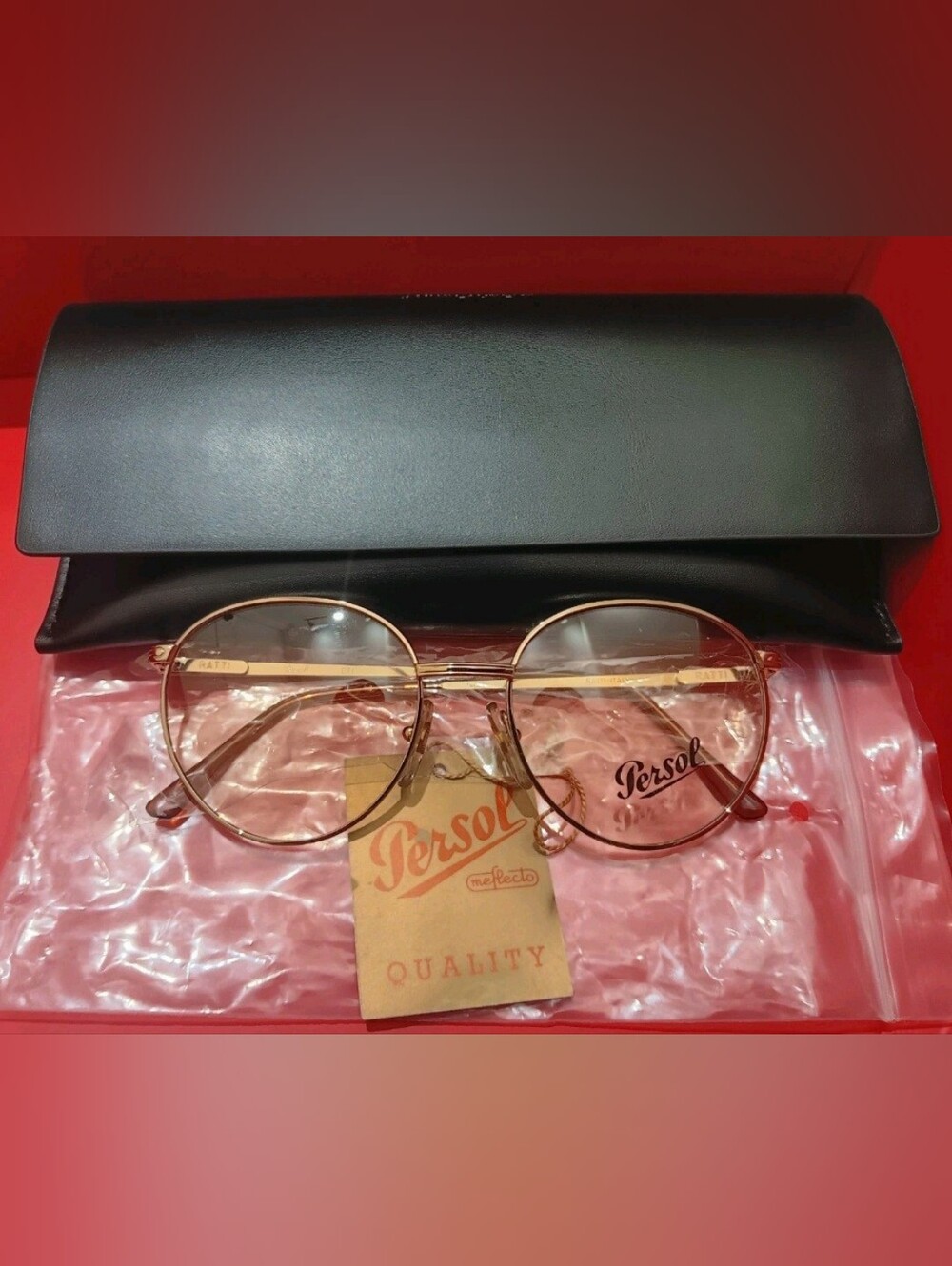New Vintage 80's PERSOL Round Frames Eyeglasses